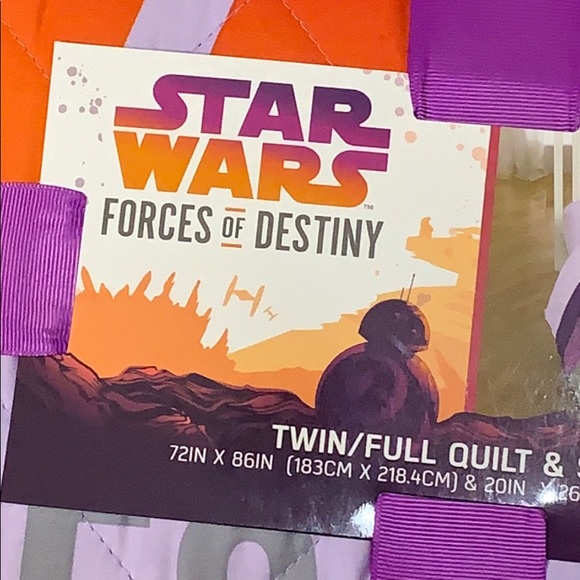 STAR WARS Quilt and Sham size 72in x 86in - Picture 3 of 11